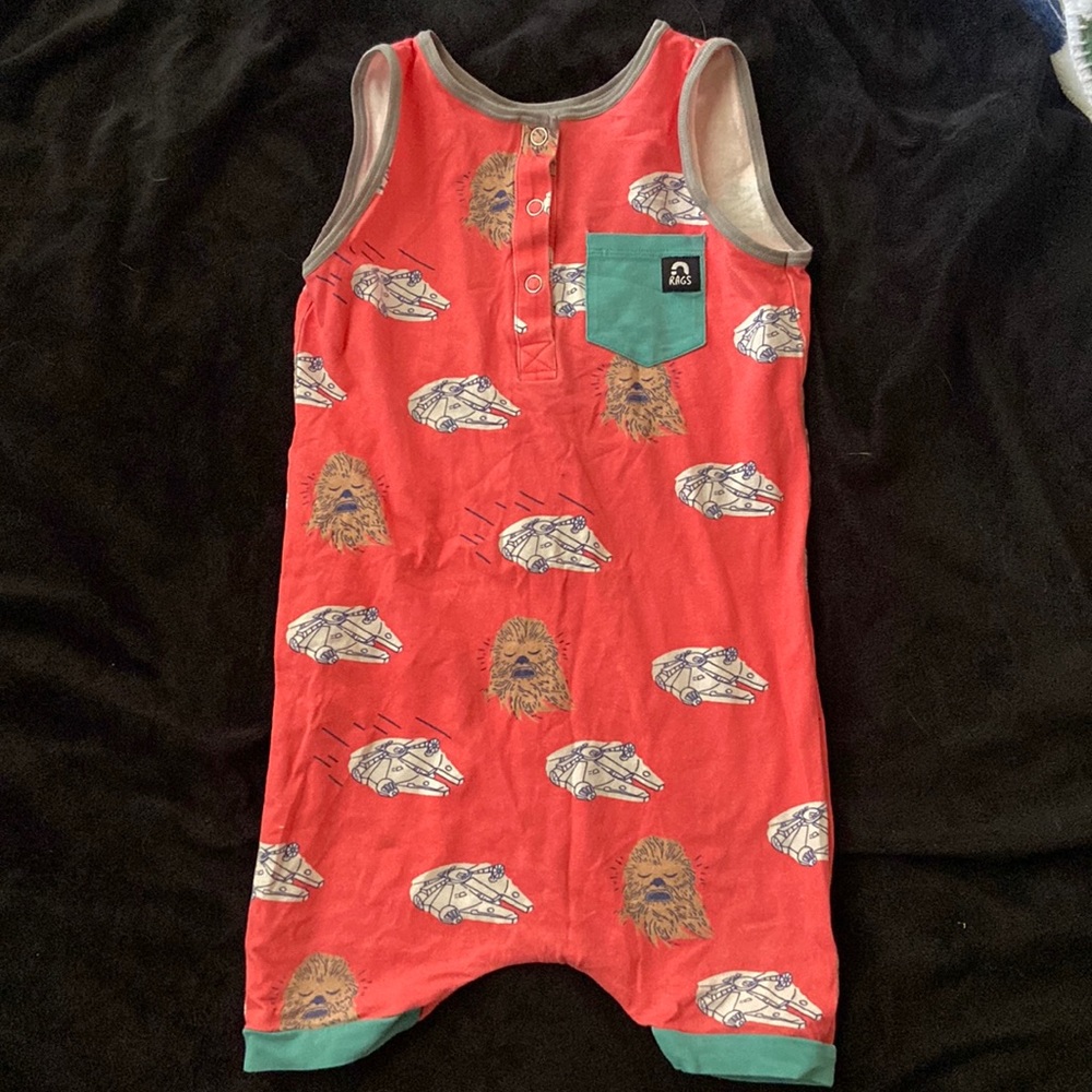 Rags to RACHES Star Wars romper size 3 4 toddler rare collection